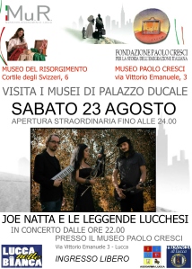 Locandina ufficiale notte bianca di Lucca 2014
