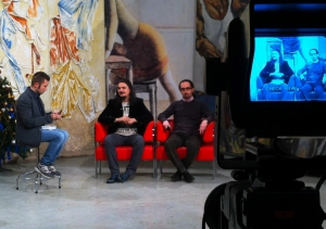 Joe Natta e Fabio Rapatmax durante la trasmissione